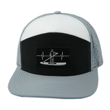 Paddle Board - 7 Panel - Gray / Black / White (Unisex)