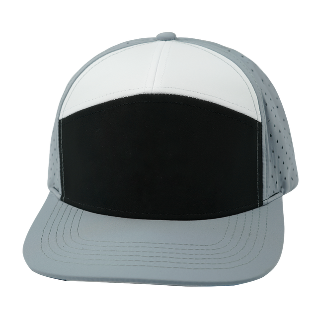 Blank - 7 Panel - Gray / Black / White (Unisex)