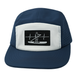 Paddle Board - 5 Panel - Sporty - Unstructured - Navy /  White (Unisex)