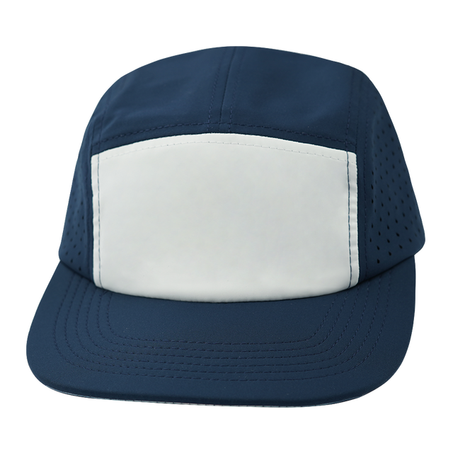 Blank - 5 Panel - Sporty - Unstructured - Navy / White (Unisex)