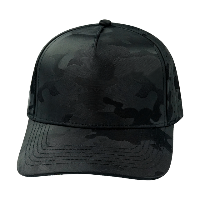 Blank - 5 Panel - Structured - Black Camo (Unisex)