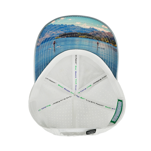 Paddle Board - 6 Panel - Shallow Fit - Pony Tail - Cork - Gray / White (Unisex)