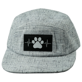 Dog - 5 Panel - Unstructured - Light Gray Hemp (Unisex)