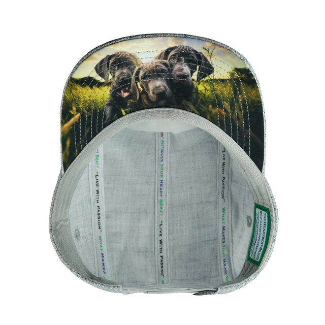 Dog - 5 Panel - Unstructured - Light Gray Hemp (Unisex)