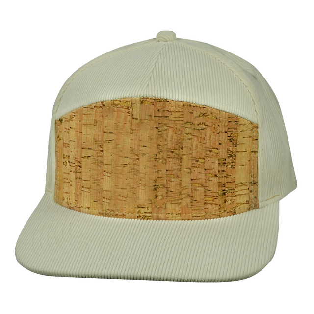 Blank - 7 Panel - Corduroy - Cork - Cream (Unisex)