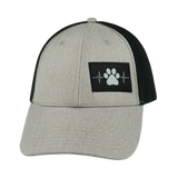 Dog - 6 Panel - Shallow Fit - Pony Tail - Tan / Black (Unisex)