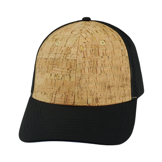 Blank - 6 Panel - Cork - Black (Unisex)