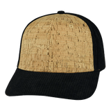 Blank - 6 Panel - Cork - Corduroy - Black (Unisex)