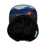 Camping - 5 Panel - Sporty - Unstructured - Black / Green Camo (Unisex)