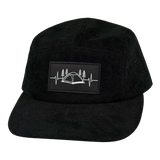 Camping - 5 Panel - Unstructured - Corduroy - Black (Unisex)