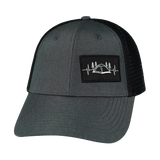 Camping - 6 Panel - Shallow Fit - Slate Gray / Black (Unisex)