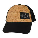 Wine - 6 Panel - Unstructured - Cork - Black (Unisex)