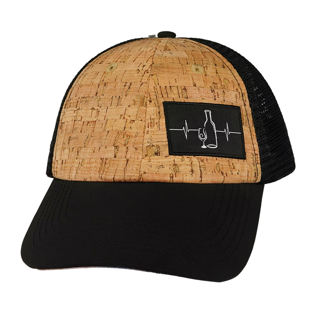 Wine - 6 Panel - Unstructured - Cork - Black (Unisex)