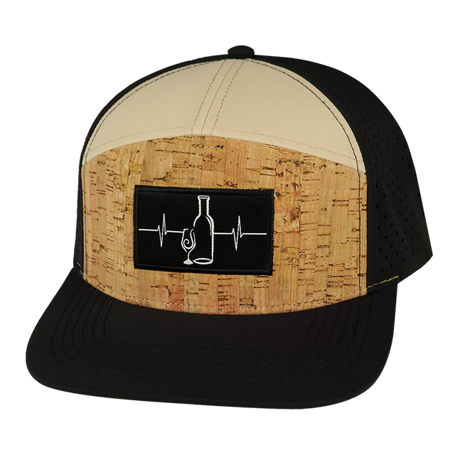 Wine - 7 Panel - Cork - Black / Tan (Unisex)