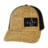 Wine - 6 Panel - Cork - Black (Unisex)