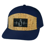 Wine - 7 Panel - Cork - Navy (Unisex)