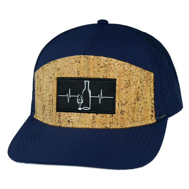 Wine - 7 Panel - Cork - Navy (Unisex)