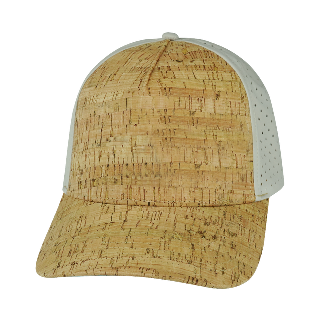 Blank - 5 Panel - Structured - Cork - Gray (Unisex)