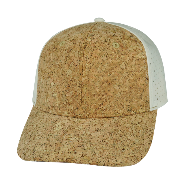 Blank - 6 Panel - Cork - Cream (Unisex)