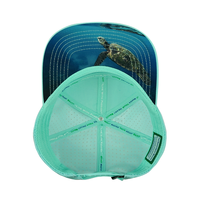 Beach - 7 Panel - Mint / White (Unisex)