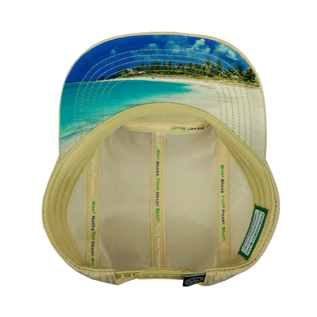 Beach - 5 Panel - Sporty - Unstructured - Sand / White  (Unisex)