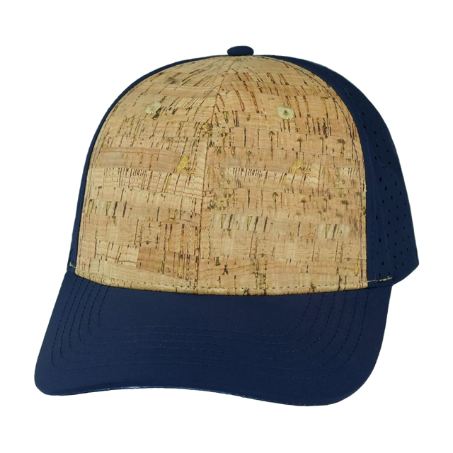 Blank - 6 Panel - Cork - Dark Blue (Unisex)