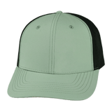 Blank - 6 Panel - Sage Green / Black (Unisex)