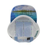 Beach - 5 Panel - Sporty - Unstructured - Baby Blue / Mint / White  (Unisex)