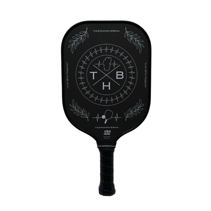 Pickleball Paddle - Heartbeat PRO SLIM - Black