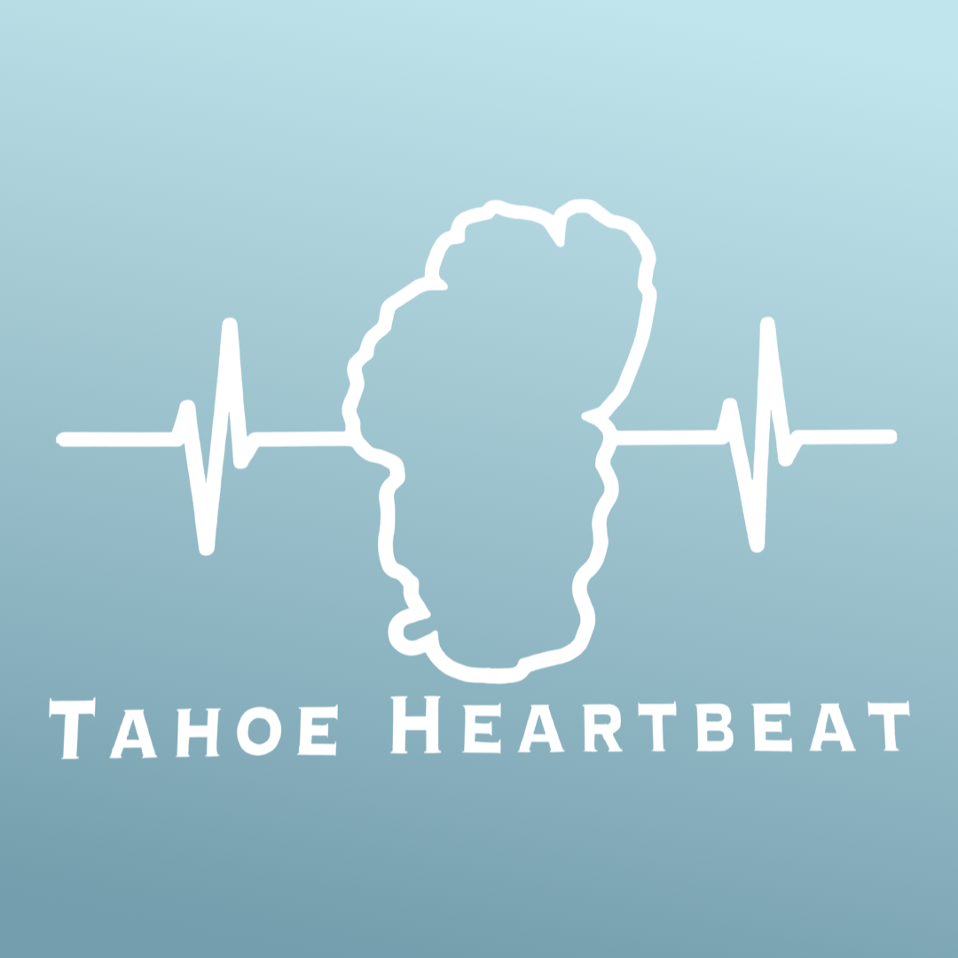 Tahoe Heartbeat - Sticker - Vinyl White