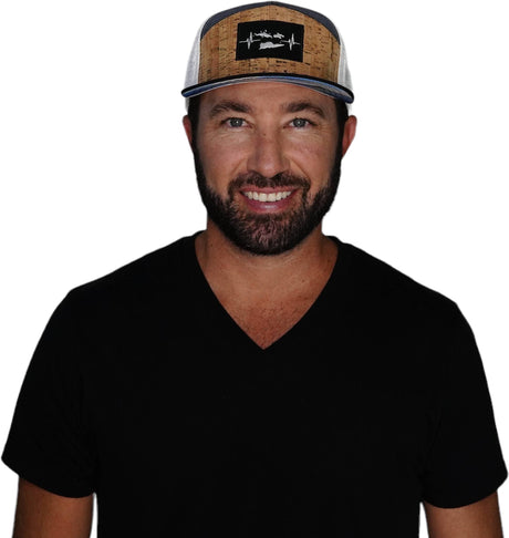 Virgin Islands - 7 Panel - Cork - Black / Navy / White (Unisex)