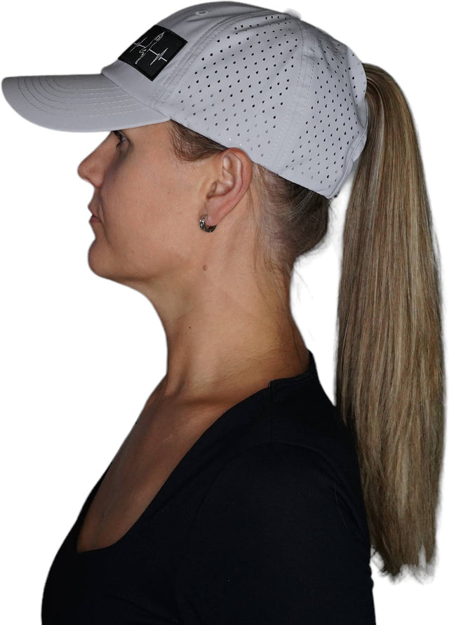 Yoga - 6 Panel - Unstructured - Relaxed Fit - Pony Tail - Gray (Unisex)