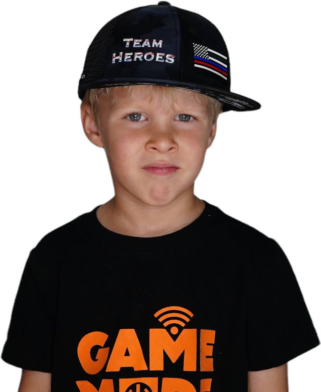 **YOUTH** Team Heroes - 6 Panel - Navy Camo / Black  (Unisex)