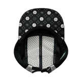 Pickleball Hat, 5 Panel Hat, Strapback, Blacck, Slate Green, White, Mens Hat, Womens Hat, Underbill Picture