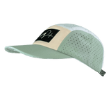 Pickleball Hat, 5 Panel Hat, Strapback, Sage, Cream, White, Mens Hat, Womens Hat, Side Picture