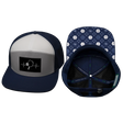 Pickleball hat, Flat Bill, Snapback hat, Navy, Gray, White, Mens Hat, Womens Hat, Main Picture