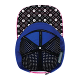 Pickleball hat, Flat Bill, Snapback hat, Neon Pink, White, Neon Blue Green, Blue, Mens Hat, Womens Hat, Underbill Picture