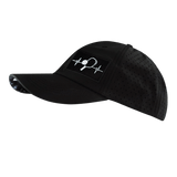 Pickleball Hat, Dad Hat, Ponytail, Snapback, Black, Mens Hat, Womens Hat, Side Picture