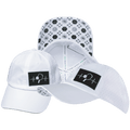 Pickleball Hat - Dad Hat - White - Laser Mesh