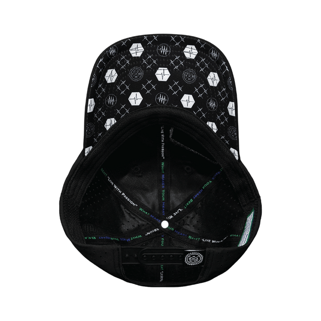 Pickleball Hat, Dad Hat, Ponytail, Snapback, Black, Mens Hat, Womens Hat, Underbill Picture