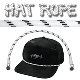 Hat Rope - White / Black - Dash