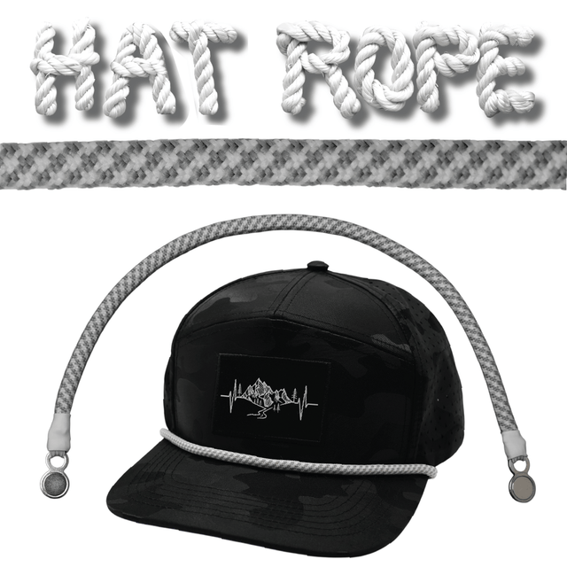 Hat Rope - White / Gray - Pixel