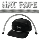 Hat Rope - Gray / White - Waves