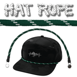 Hat Rope - Green / White - Dash