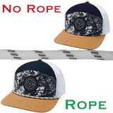 Hat Rope - White / Gray - Dash