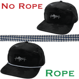 Hat Rope - White / Blue - Checkered