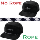 Hat Rope - White / Navy - Aztec