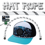 Hat Rope - White / Black - Dash