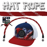 Hat Rope - Red / White - Dash
