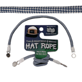 Hat Rope - White / Blue - Checkered